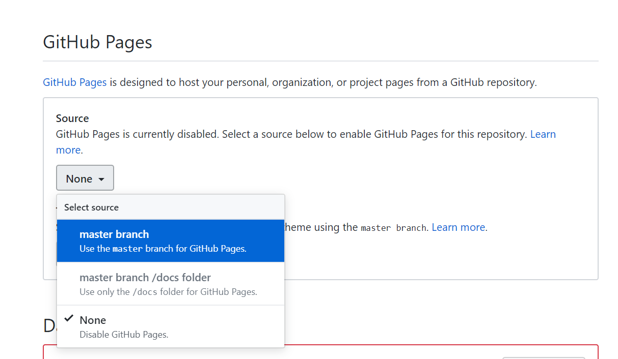 Turn your Github repository into a Github page
